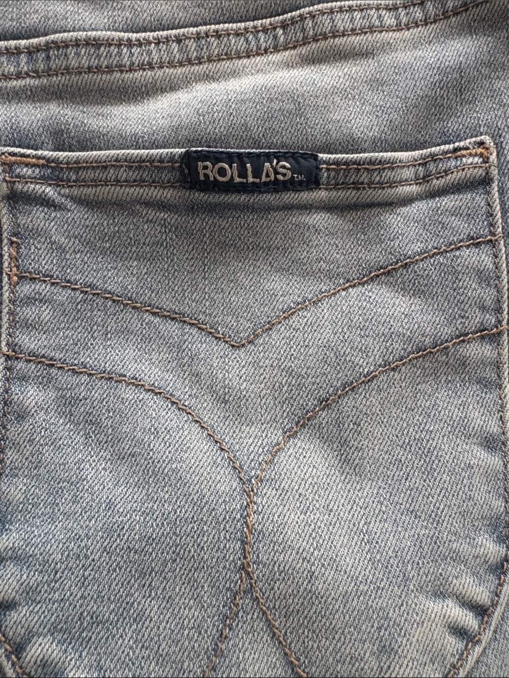 ROLLA’S East Coast Flare High Rise Jeans Size 24 - Picture 7 of 9